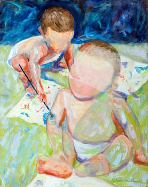 Babies Painting