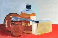 Still life with Browns Oil on Canvas